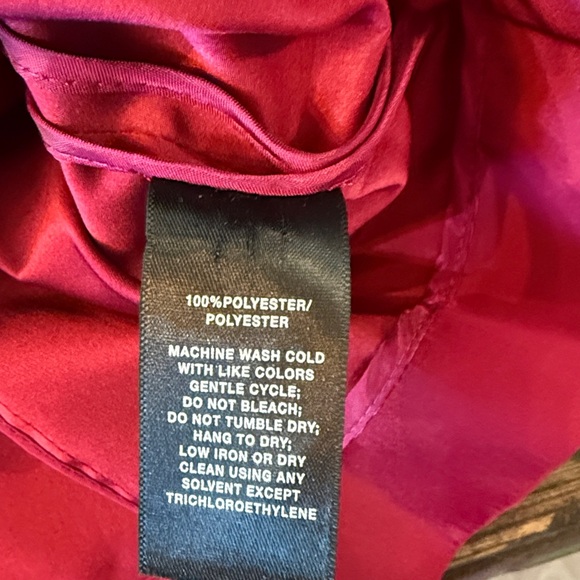 Lafayette 148 New York Zip Front Structured Jacket Berry Red 12 - Picture 6 of 7